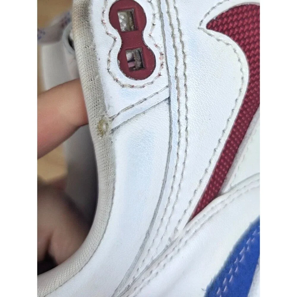 Nike | Air Max 1 Puerto Rico Pa'lante White Red Blue Sneakers Womens Size W 5.5